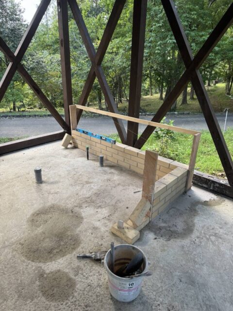 BBQ場の新設工事